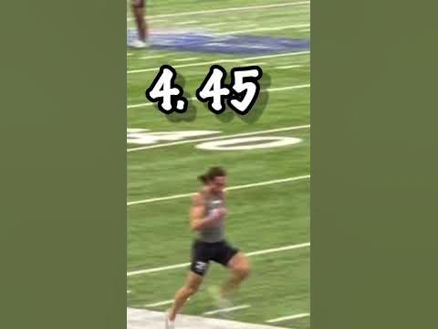 Riley Moss Shows Off His Unbelievable 40yd Speed!