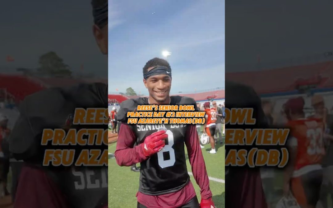 Reese’s Senior Bowl Practice Day #2 Interview: FSU Azareye’h Thomas(DB)#fsu #fsufootball #nfl #cfb