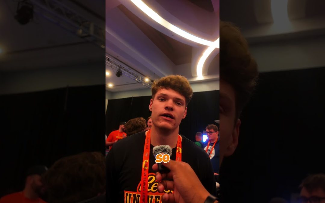 Reese’s Senior Bowl Media Day Interview: FSU Ryan Fitzgerald (K)#cfb #fsu #seniorbowl #reels