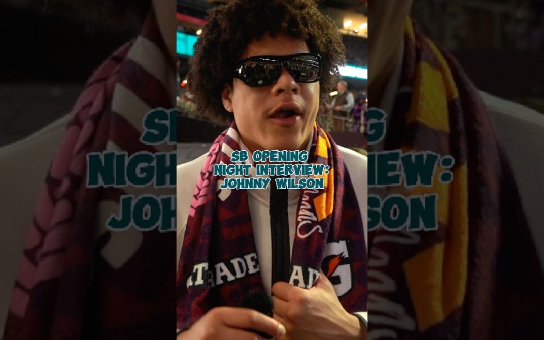 Super Bowl Opening Night Interview: Johnny Wilson #nfl #superbowl #fsu #fsufootball #superbowllix