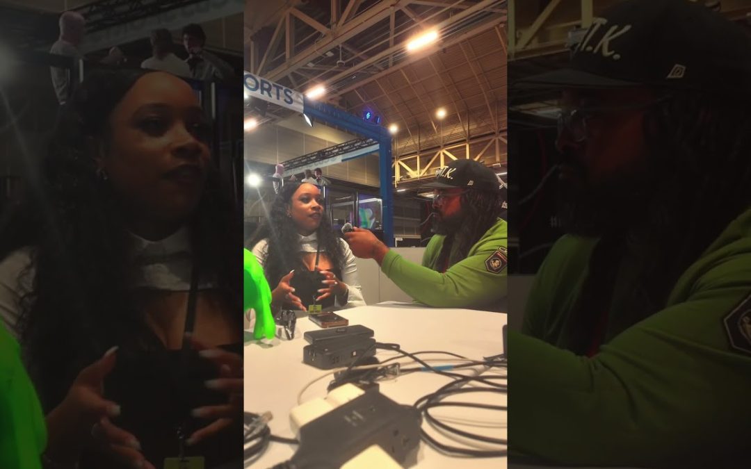 Super Bowl Media Row Interview with Amber Billops