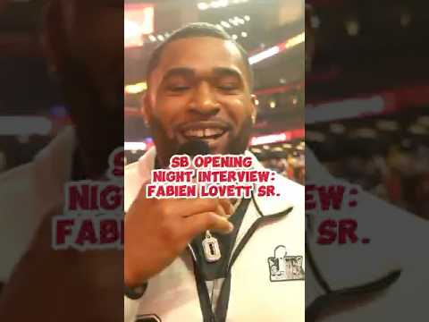 Super Bowl Opening Night Interview:Fabien Lovett Sr. #superbowl #superbowllix #fsu #fsufootball