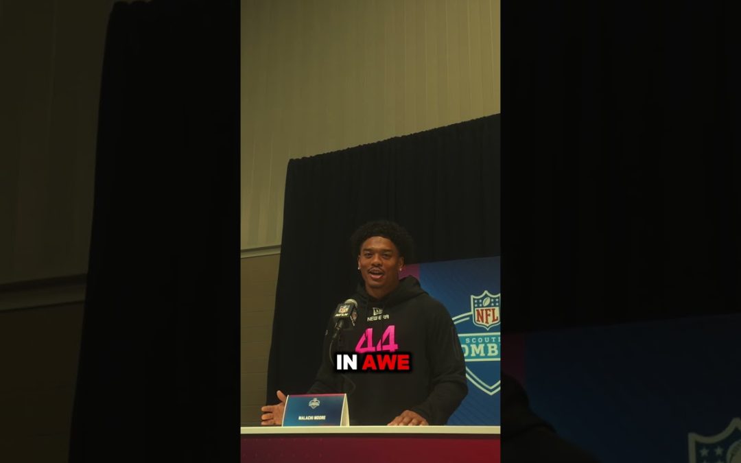 Alabama Lockdown DB Malachi Moore NFL Combine Interview: #nflcombine  #lucasoilstadium #RollTide