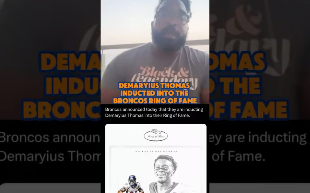 Demaryius Thomas Inducted Into the Broncos Ring of Fame
